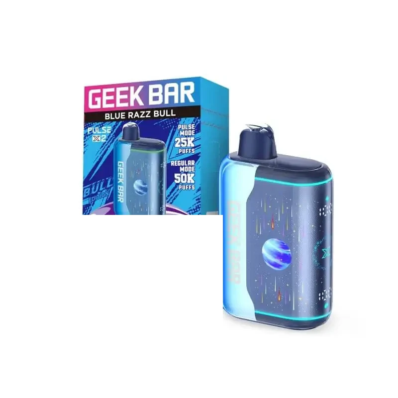 Geek Bar Pulse X2 50K Blue Razz Bull