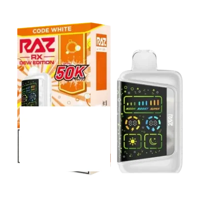 RAZ RX 50K Dew Code White